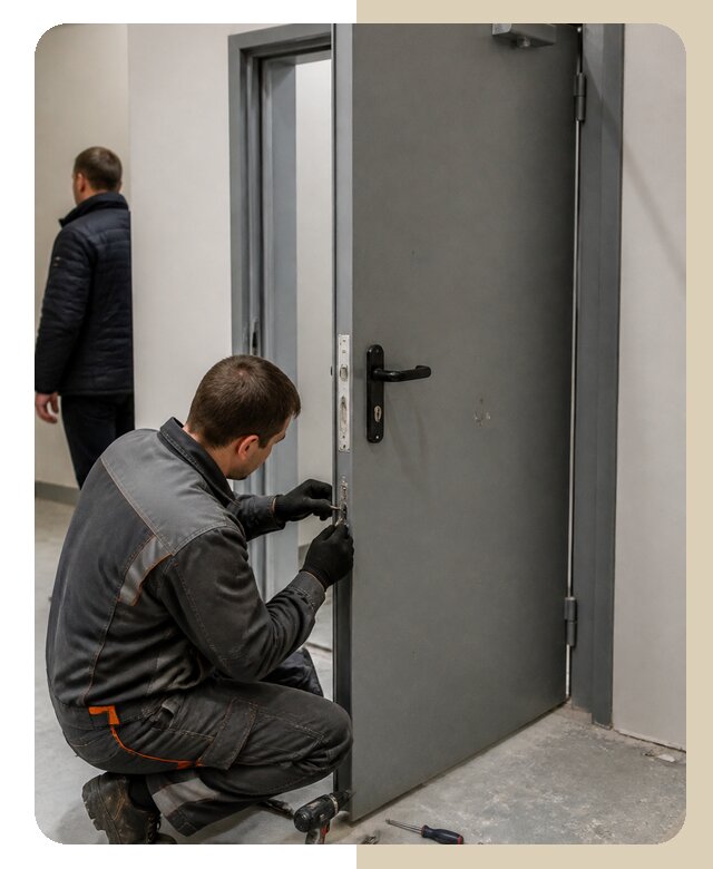 Ремонт противопожарной двери в Копейске по цене 6671 р. | ДвериЛегко-Кпс