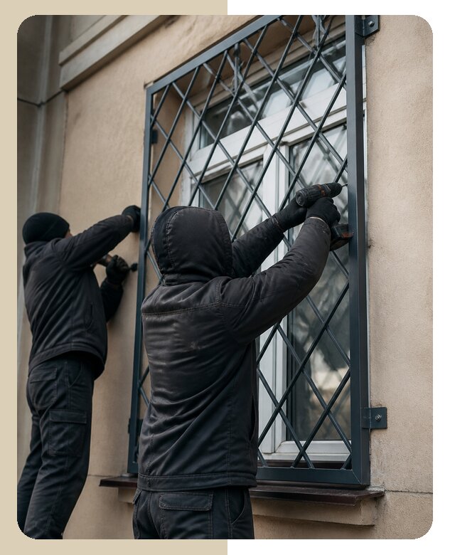 Установка антивандальных решеток на окна в Копейске